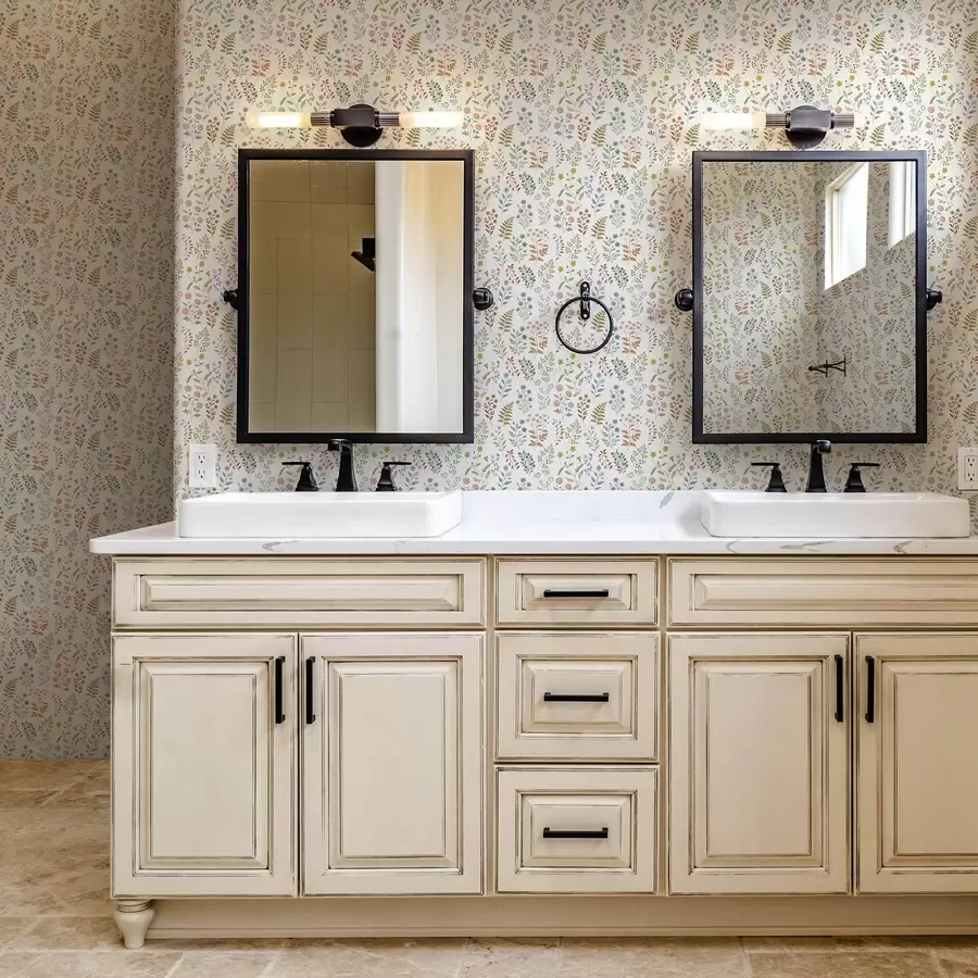 carta da parati Piante colorate su sfondo bianco a scacchiera nr. a00413