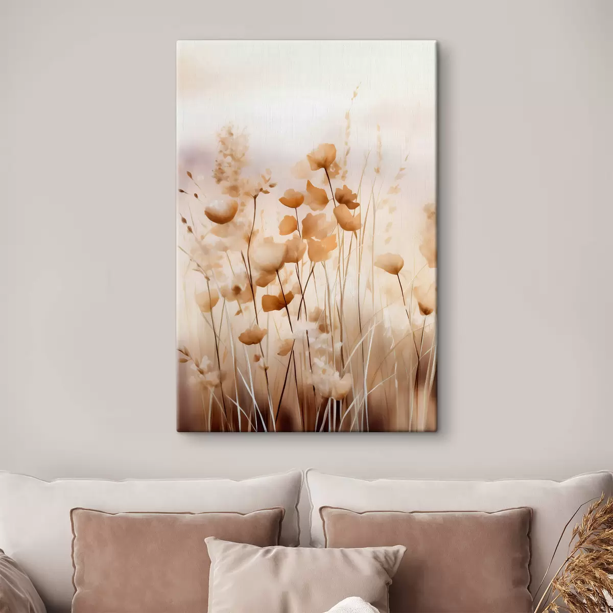 carta da parati Fiori selvatici astratti nr. s44413