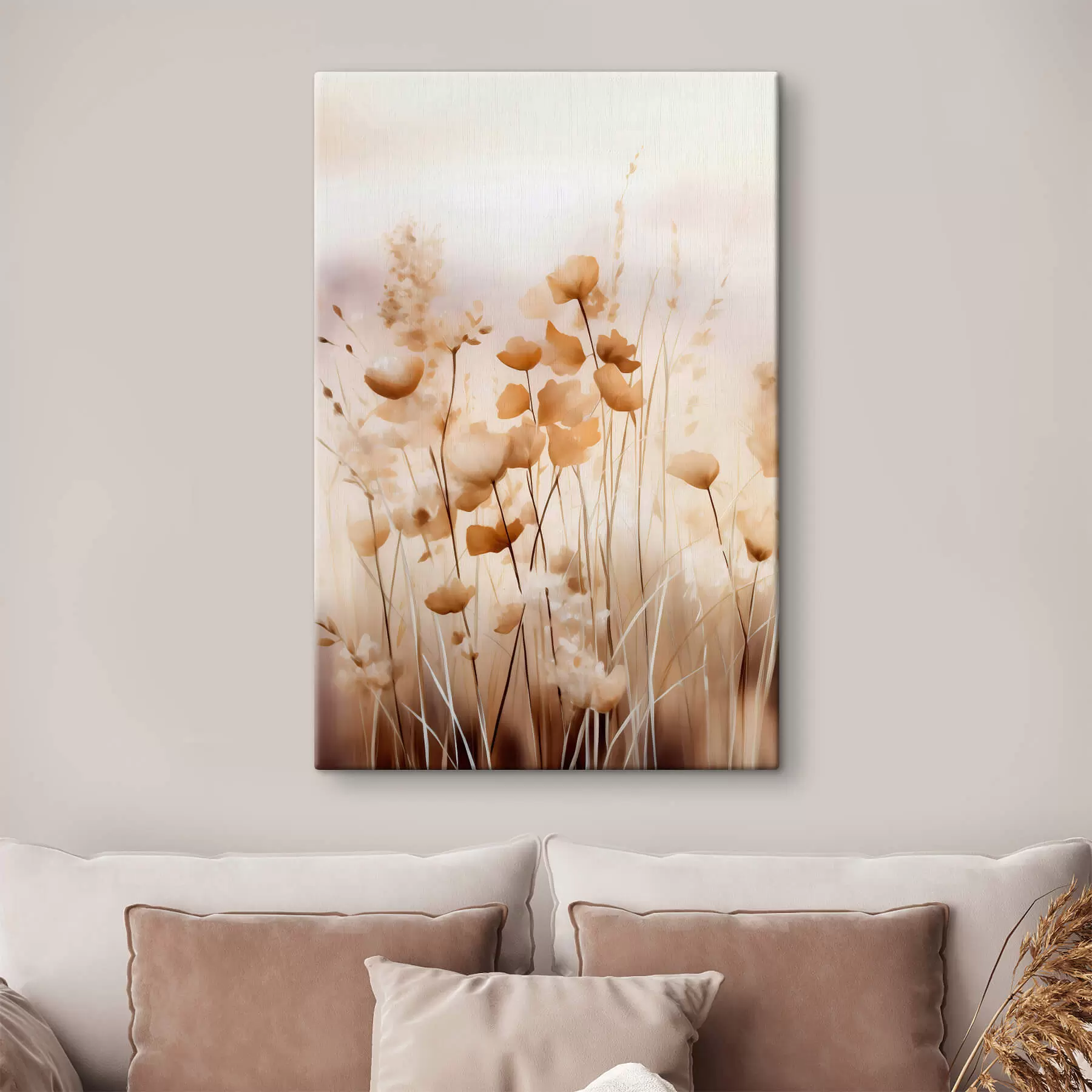 carta da parati Fiori selvatici astratti nr. s44413