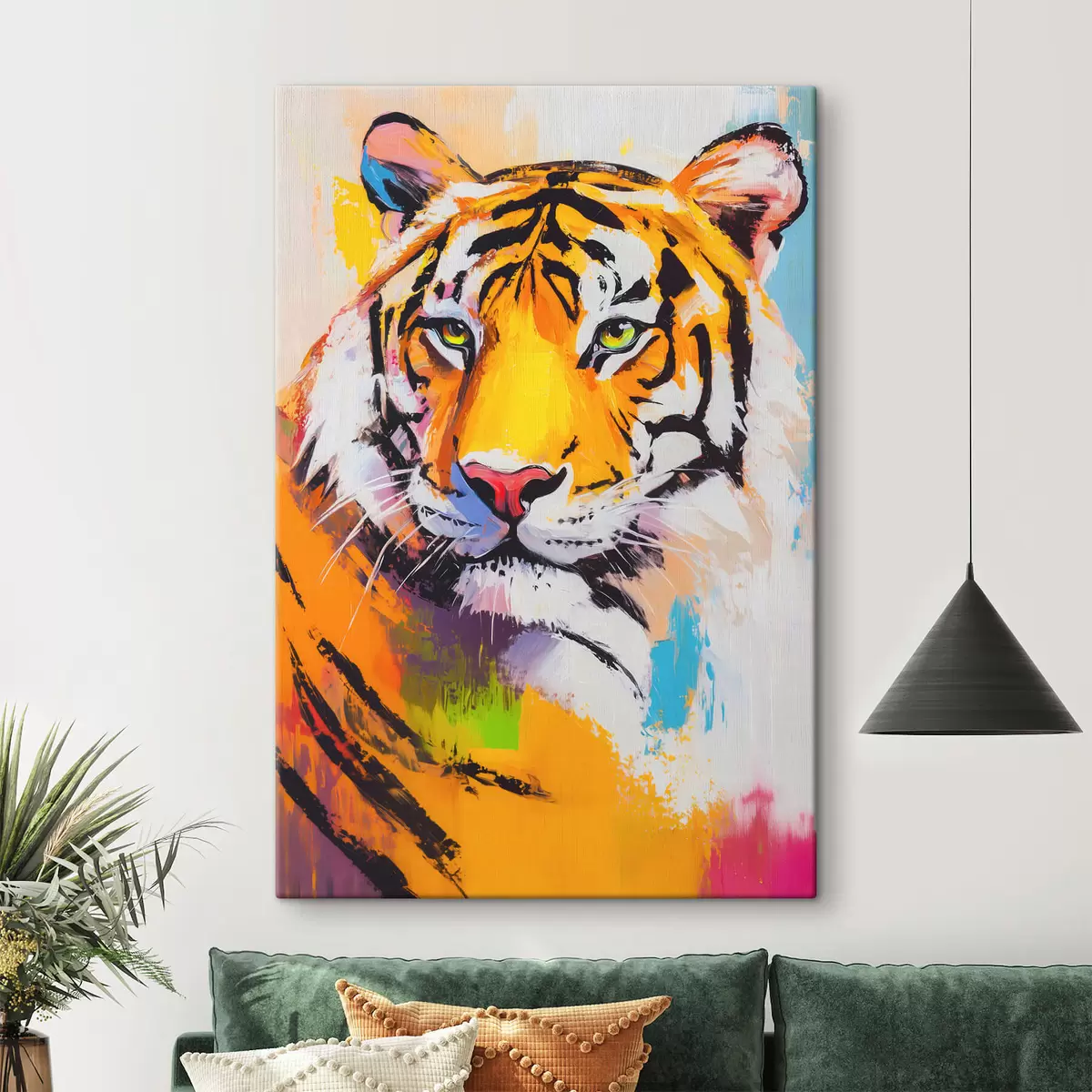 carta da parati Ritratto di una tigre nr. s45069