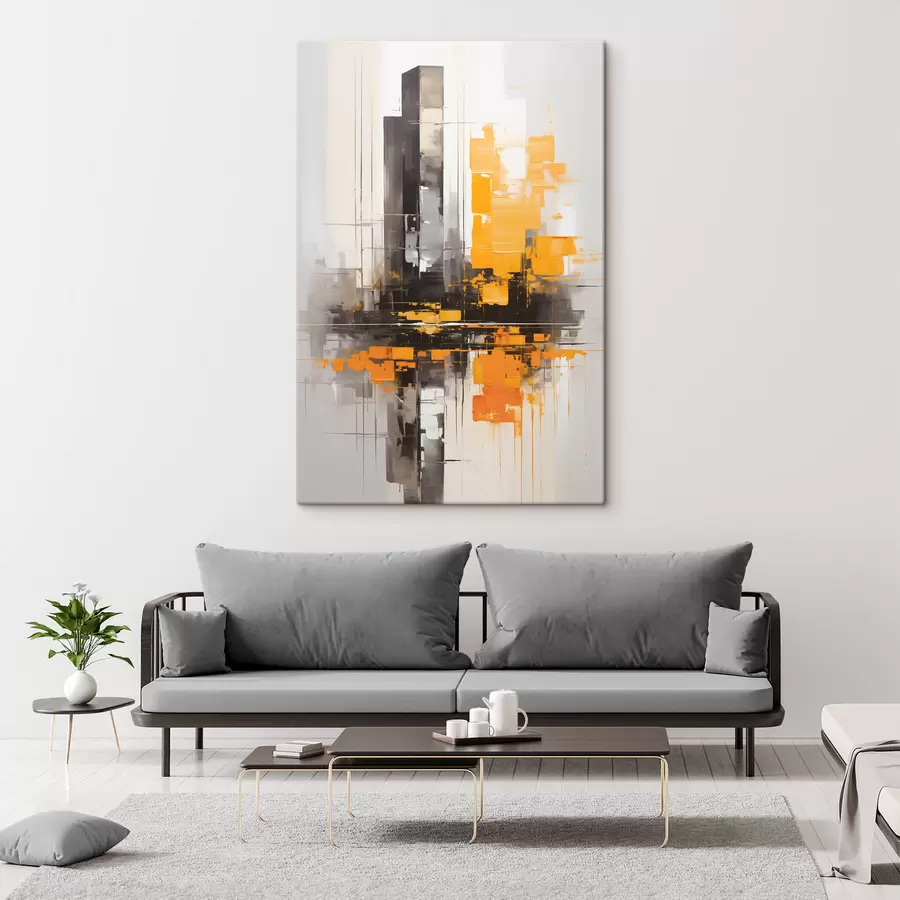 carta da parati Astrazione con i grattacieli nr. s45162