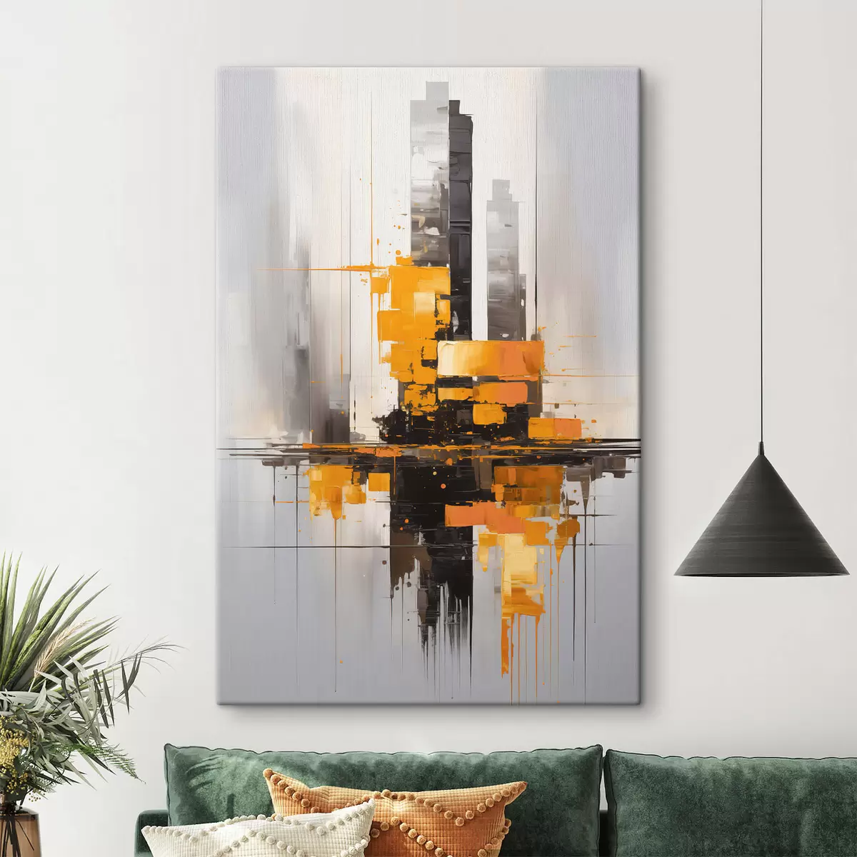 carta da parati Astrazione con i grattacieli nr. s45163