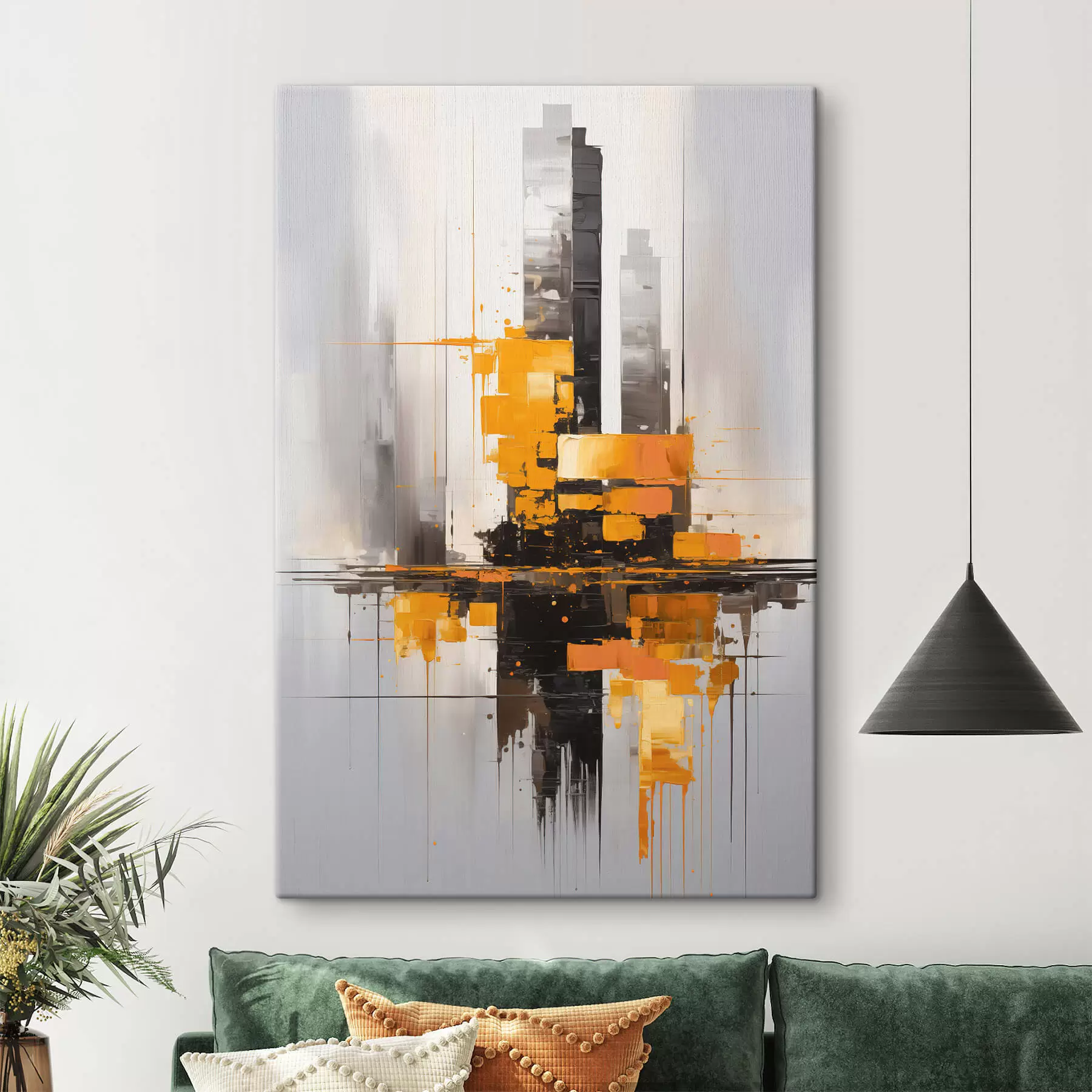 carta da parati Astrazione con i grattacieli nr. s45163