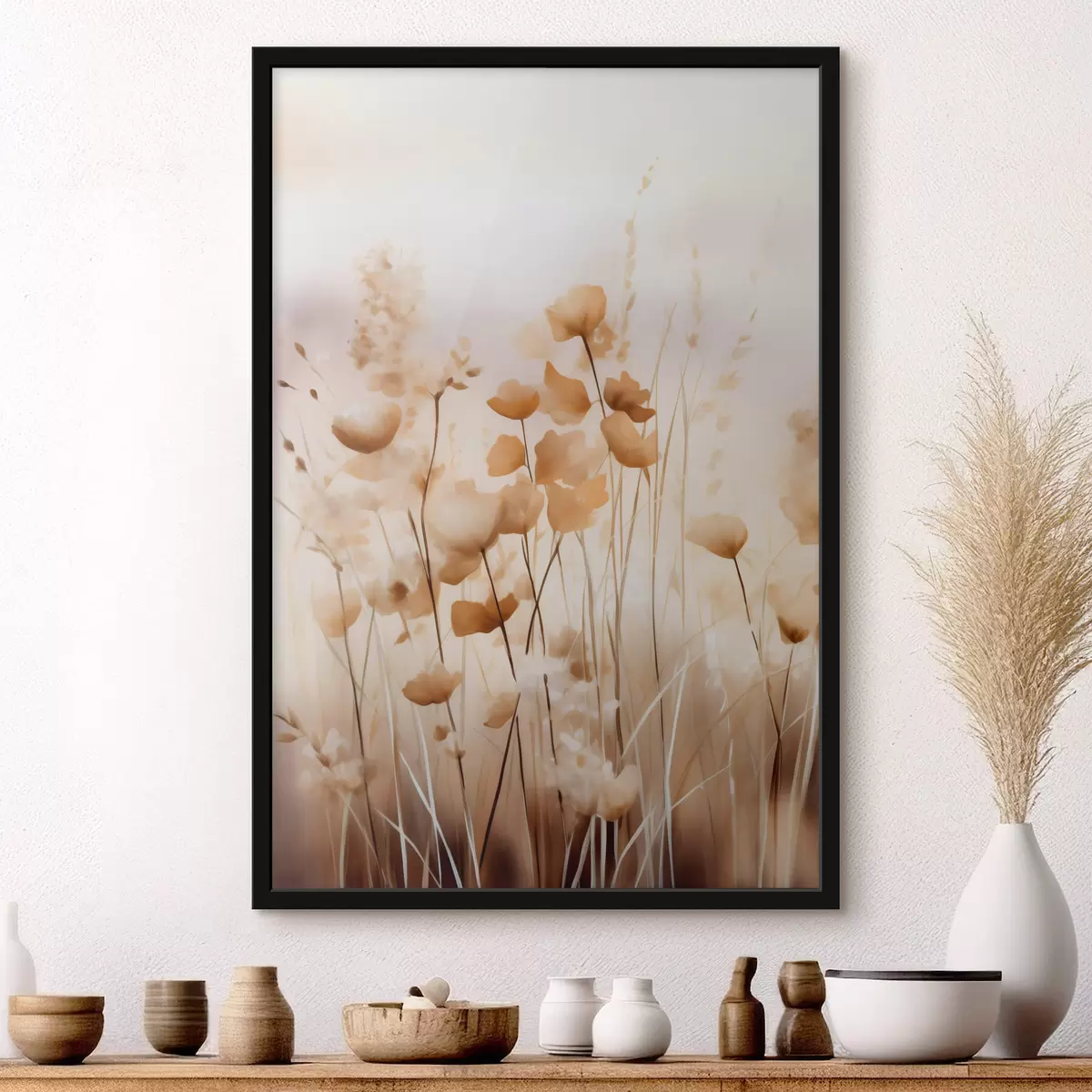 Poster Fiori selvatici astratti f44413