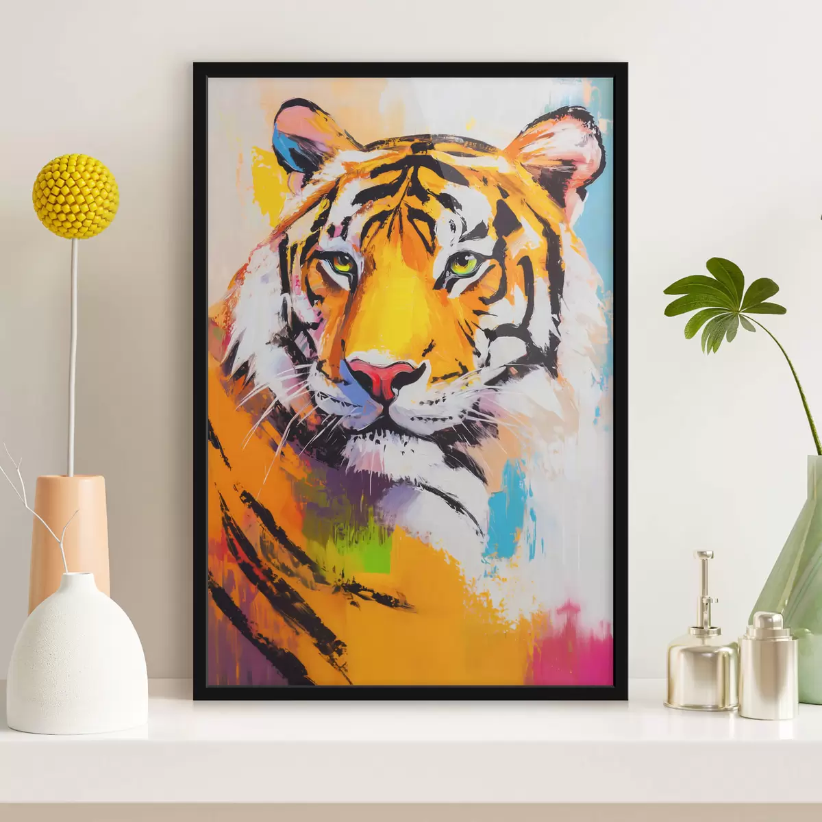 Poster Ritratto di una tigre f45069