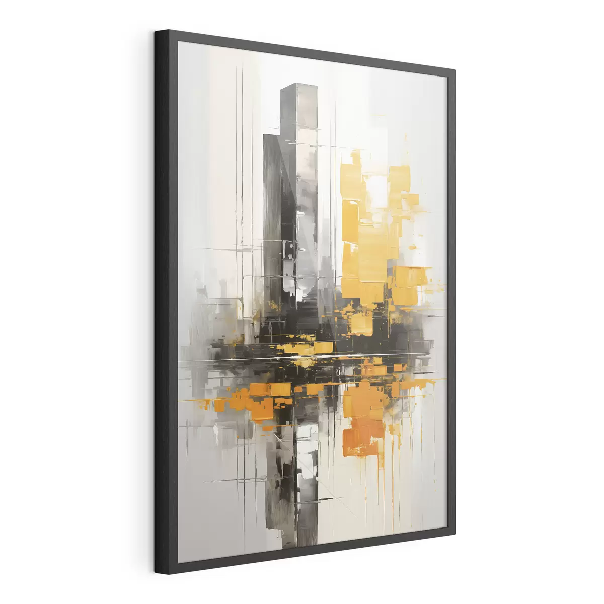 Poster Astrazione con i grattacieli f45162