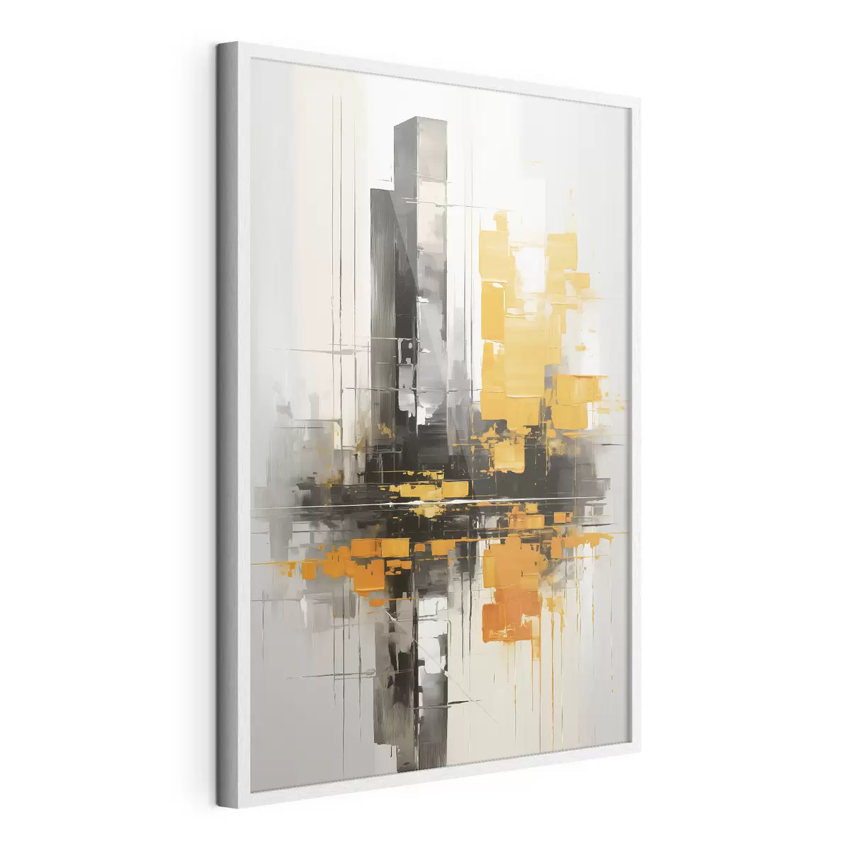 Poster Astrazione con i grattacieli f45162