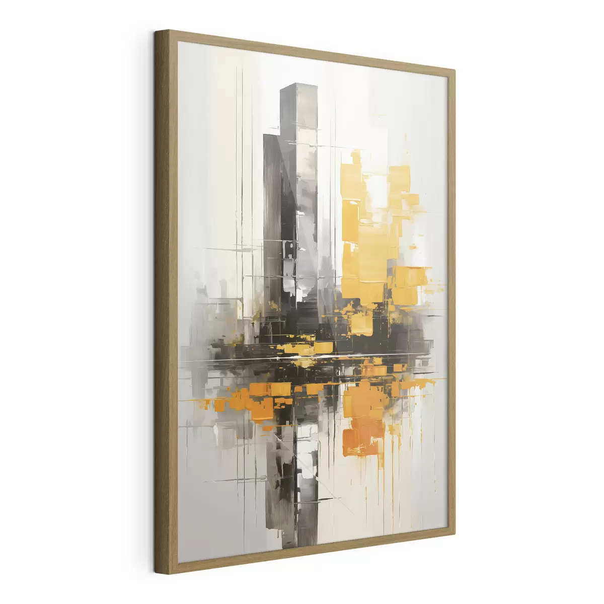 Poster Astrazione con i grattacieli f45162