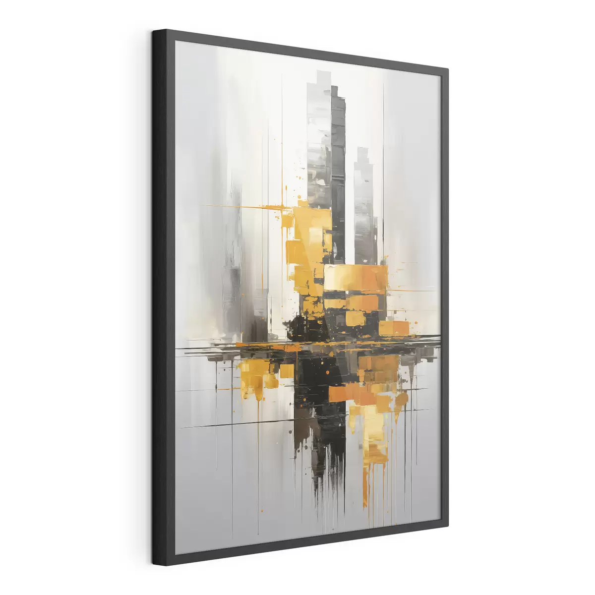 Poster Astrazione con i grattacieli f45163