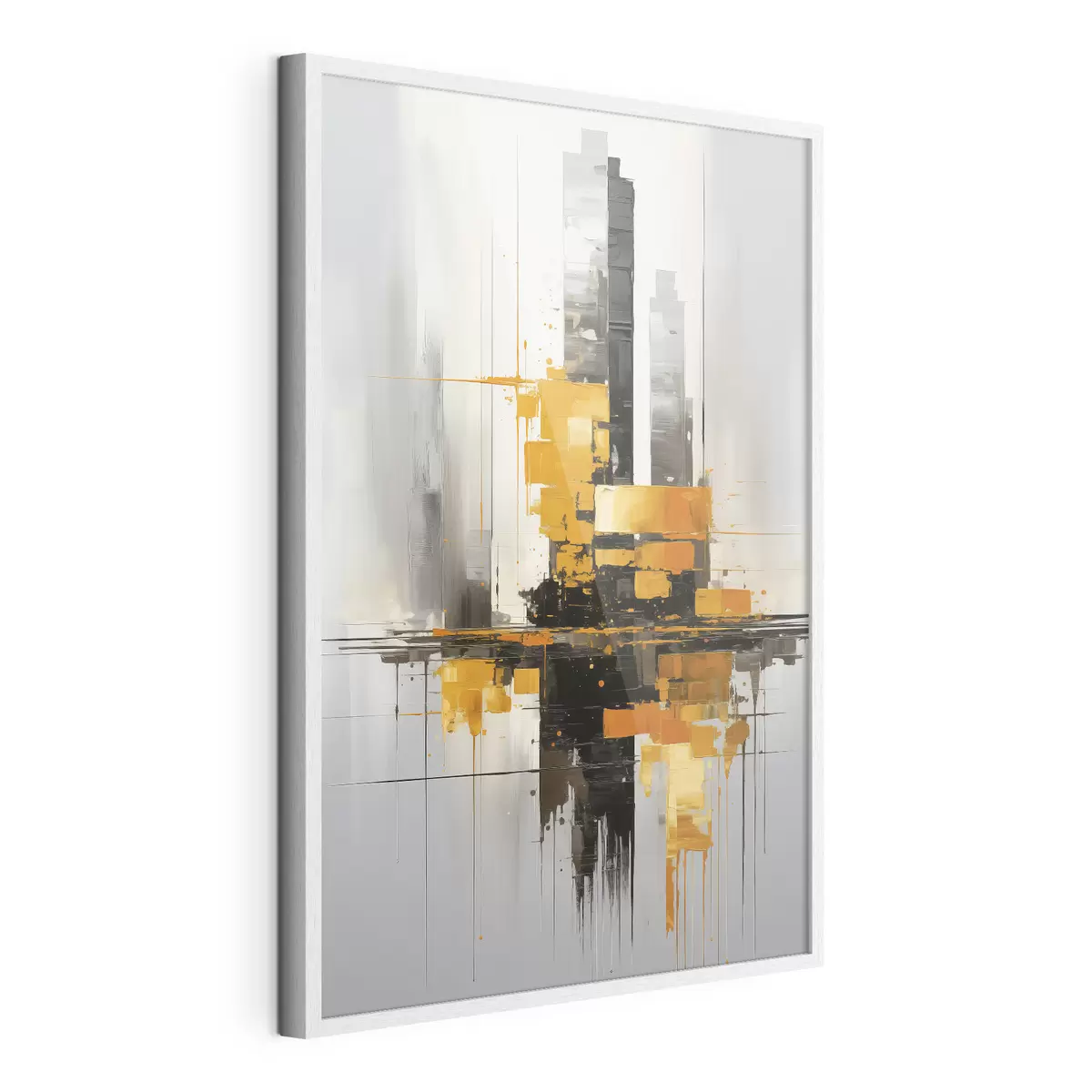 Poster Astrazione con i grattacieli f45163