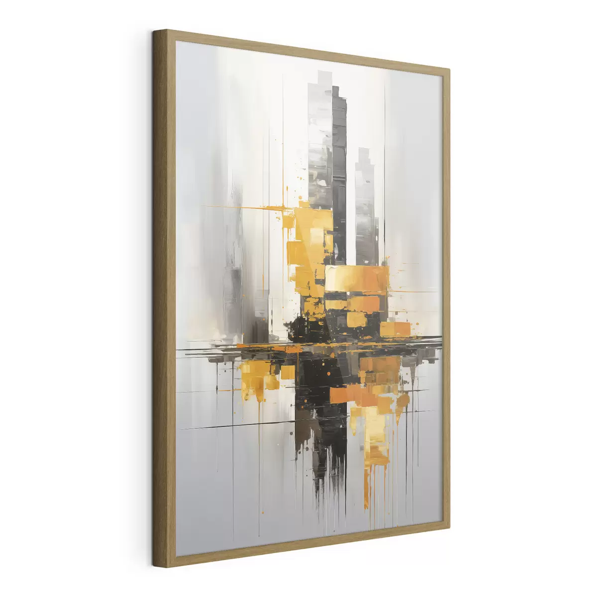 Poster Astrazione con i grattacieli f45163