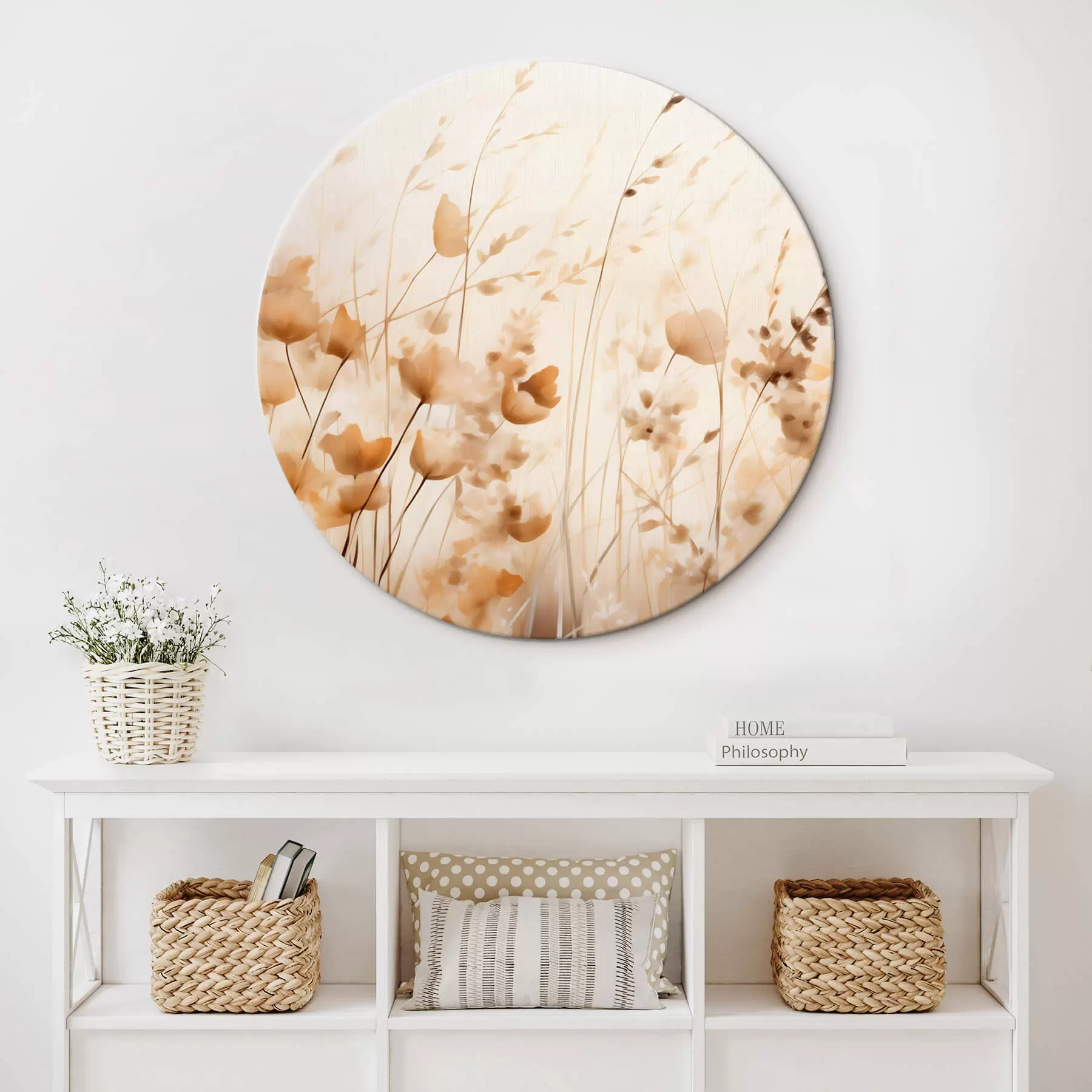 carta da parati Fiori selvatici astratti nr. r45063