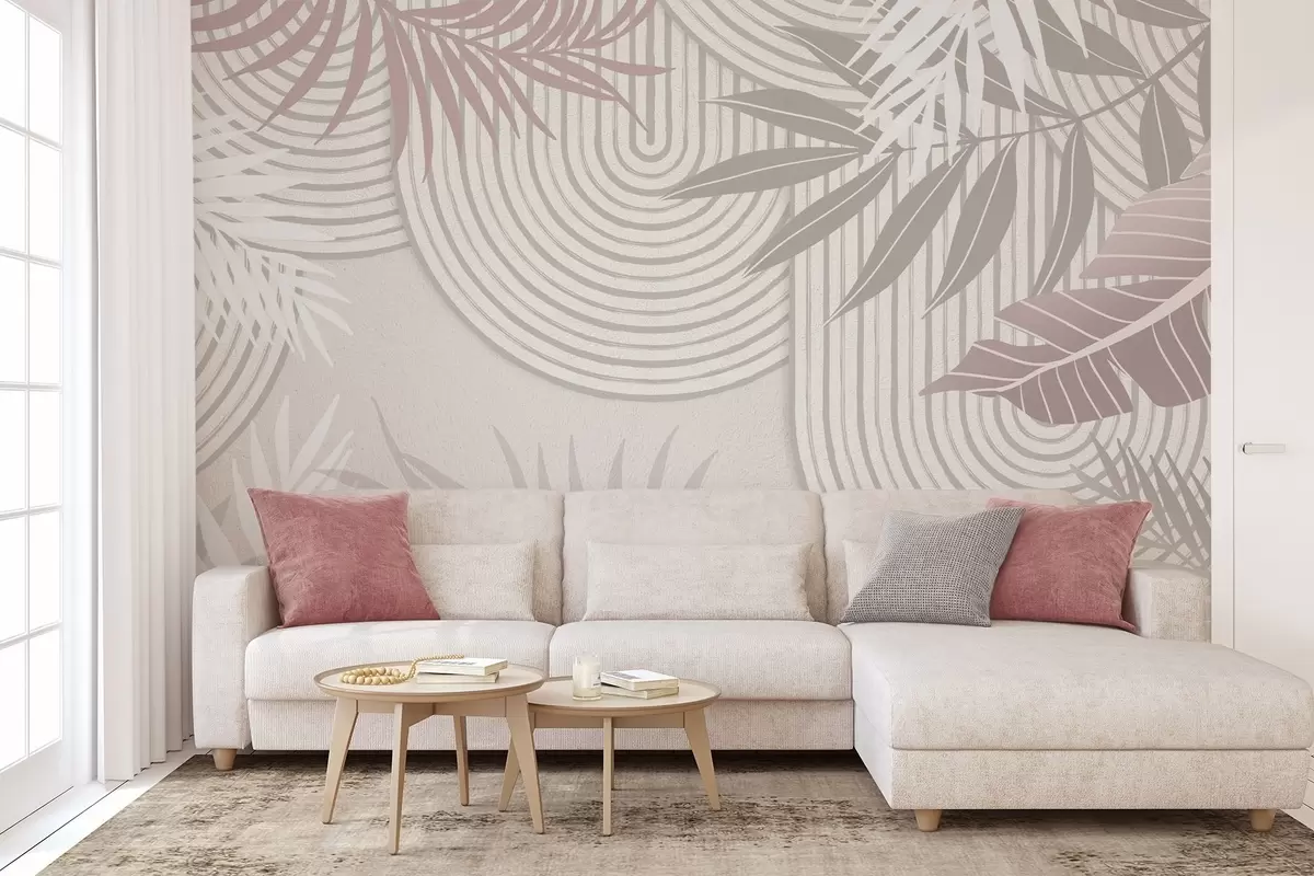 carta da parati Astrazione con rami di piante nr. w04295v2