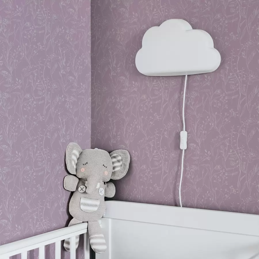 carta da parati Fiori selvatici minimalisti