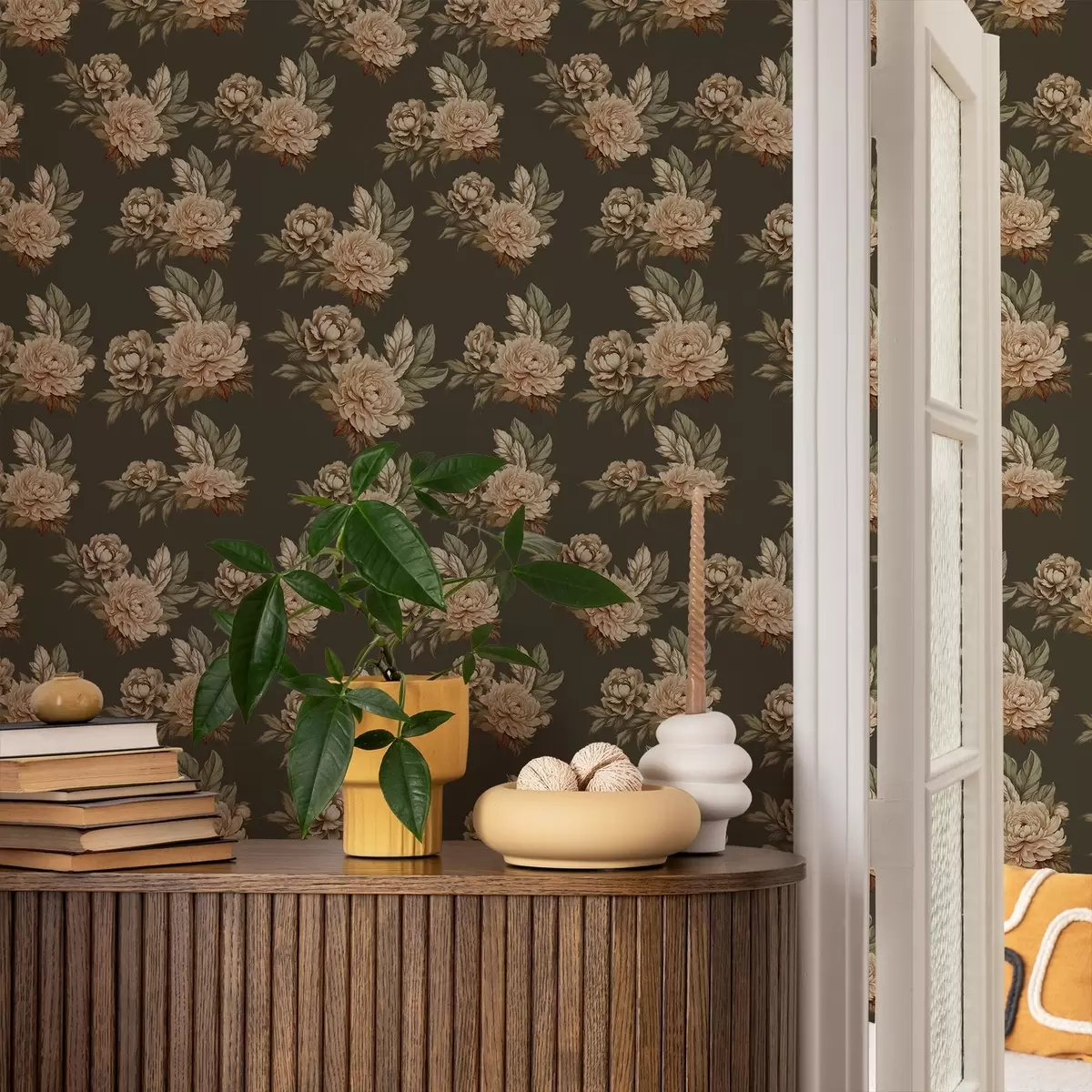 Carta da parati Rose retrò a00419