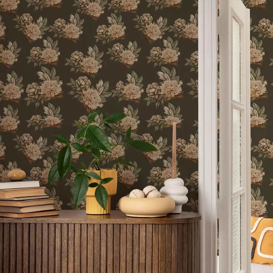 carta da parati Rose retrò nr. a00419