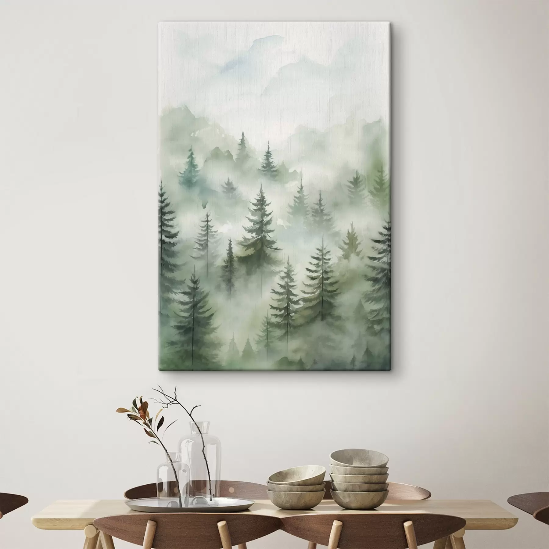 carta da parati Foresta nella nebbia nr. s45207