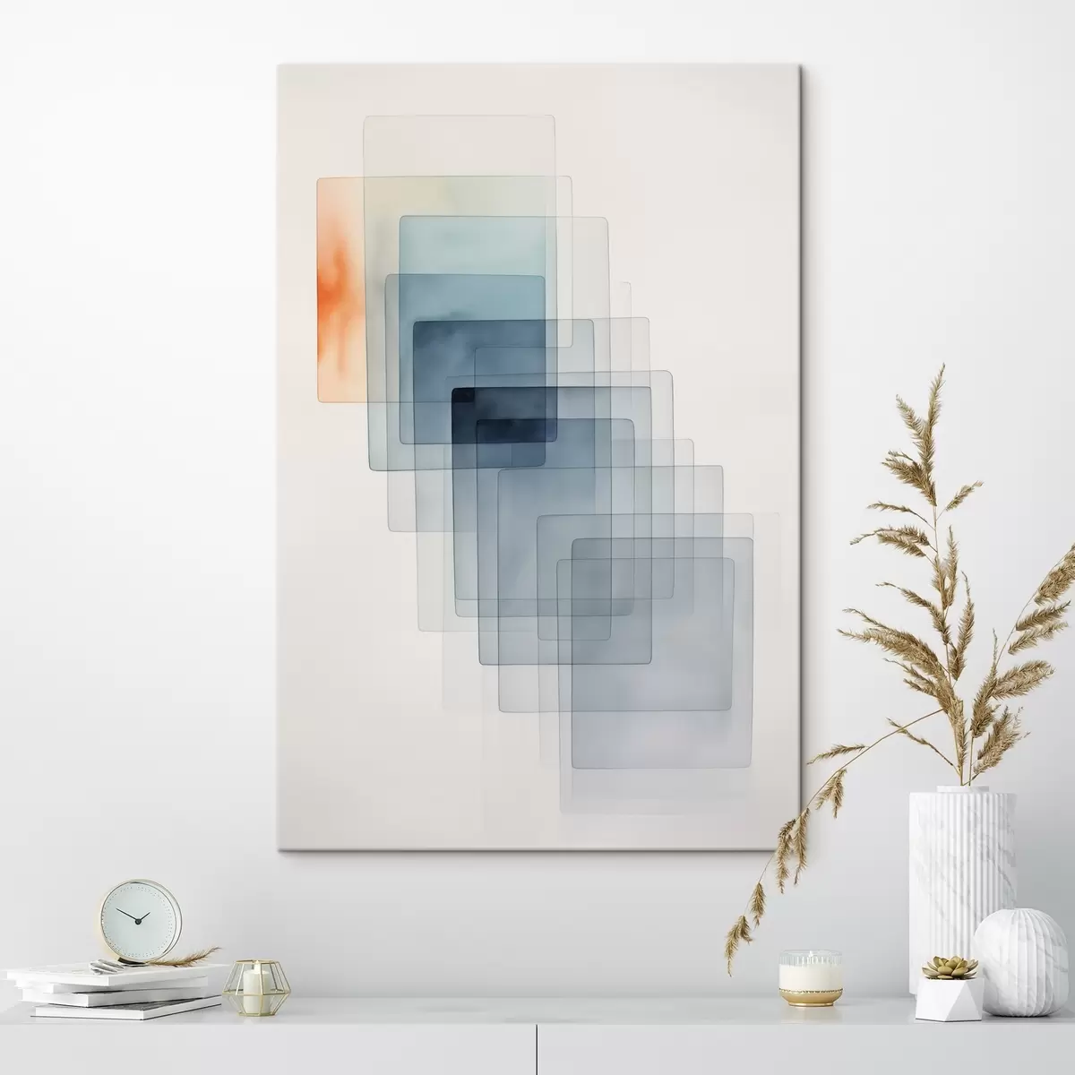 carta da parati Astrazione geometrica minimalista nr. s45213