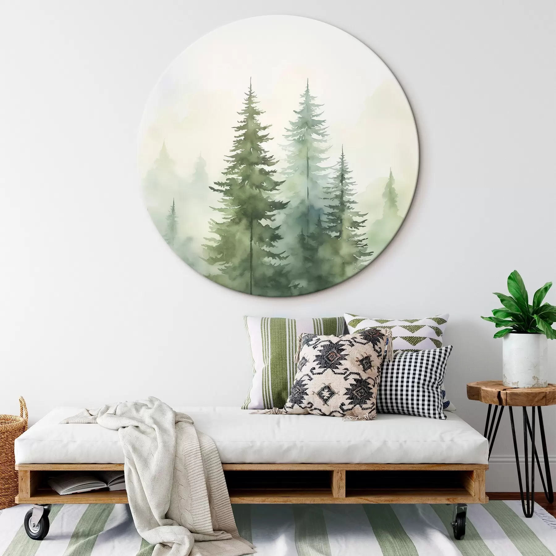 carta da parati Abeti nella nebbia nr. r45208