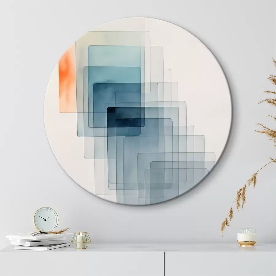 carta da parati Astrazione geometrica minimalista nr. r45213