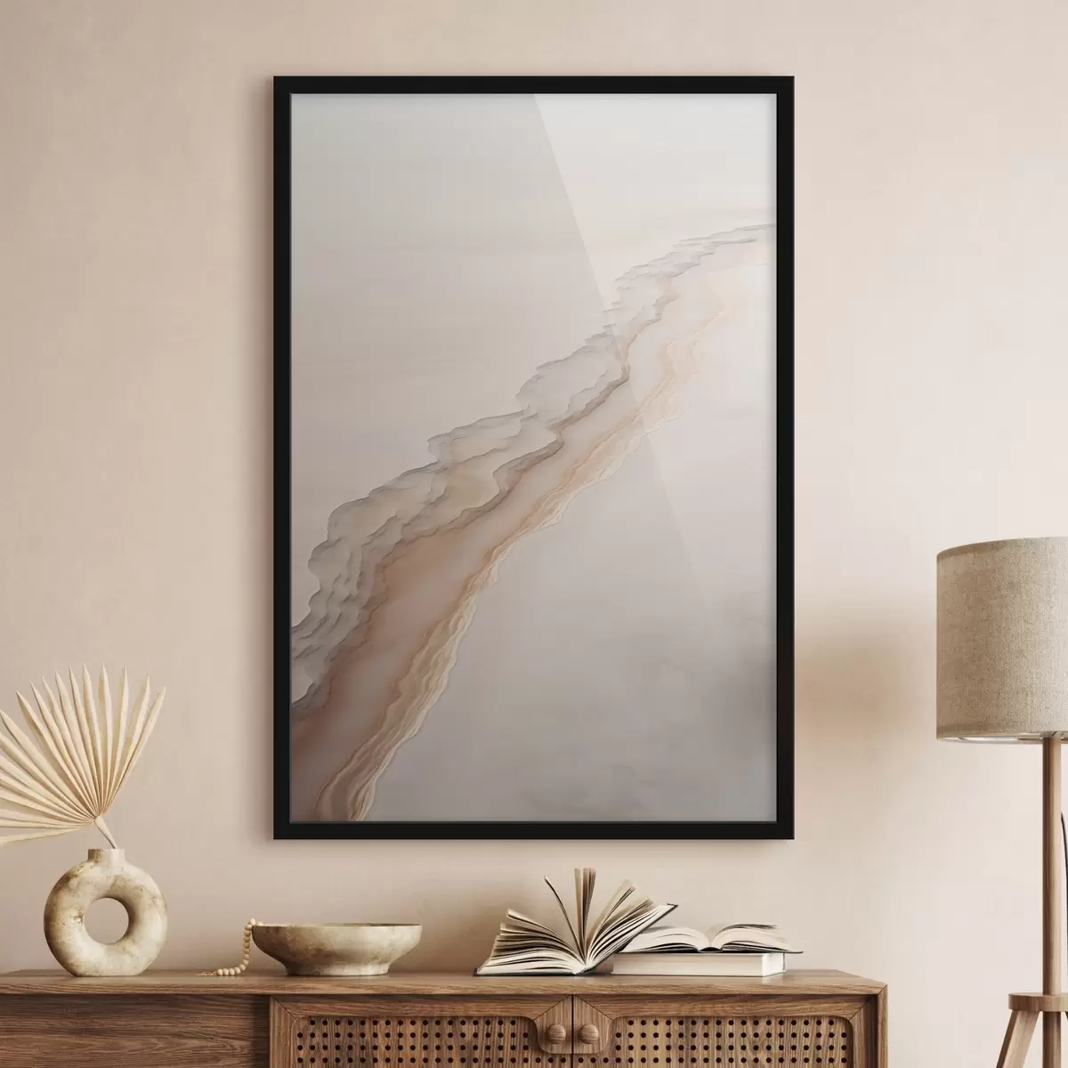 Poster Paesaggio desertico minimalista f45205