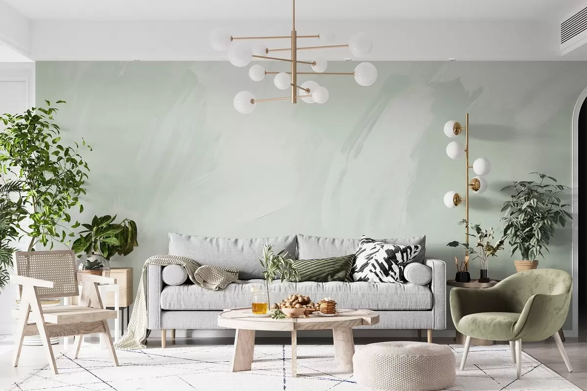 carta da parati Tratti astratti con imitazione di una texture consumata nr. w04291v1