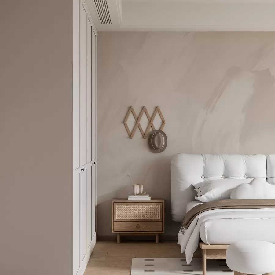 carta da parati Tratti astratti con imitazione di una texture consumata nr. w04291v2