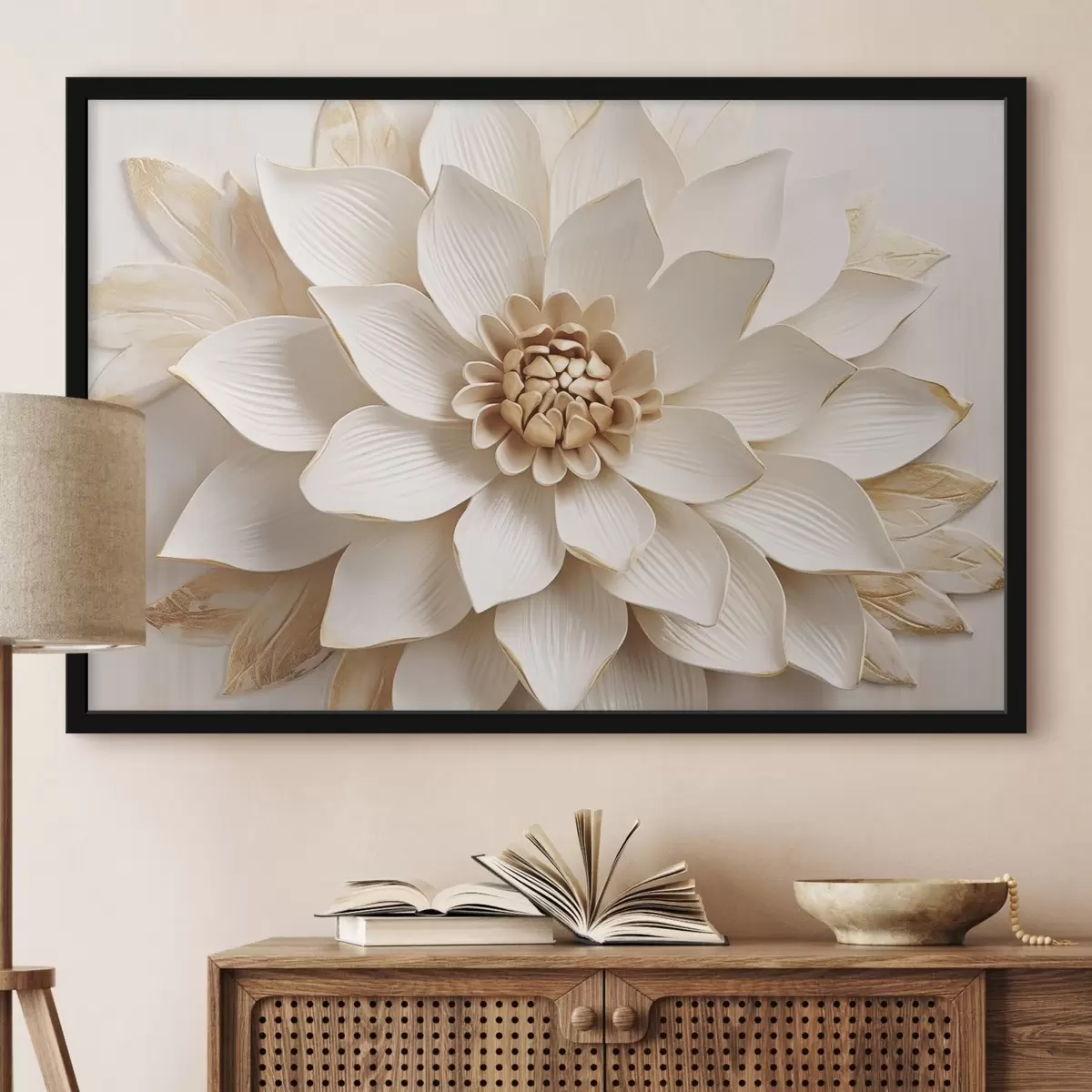 Poster Fiore volumetrico f45225