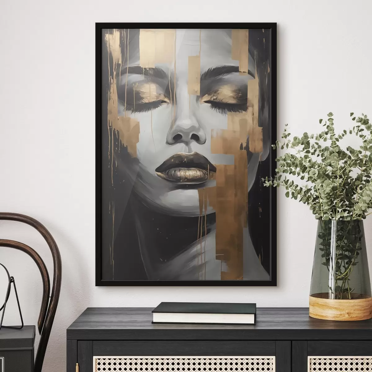 Poster Volto grafico f45226