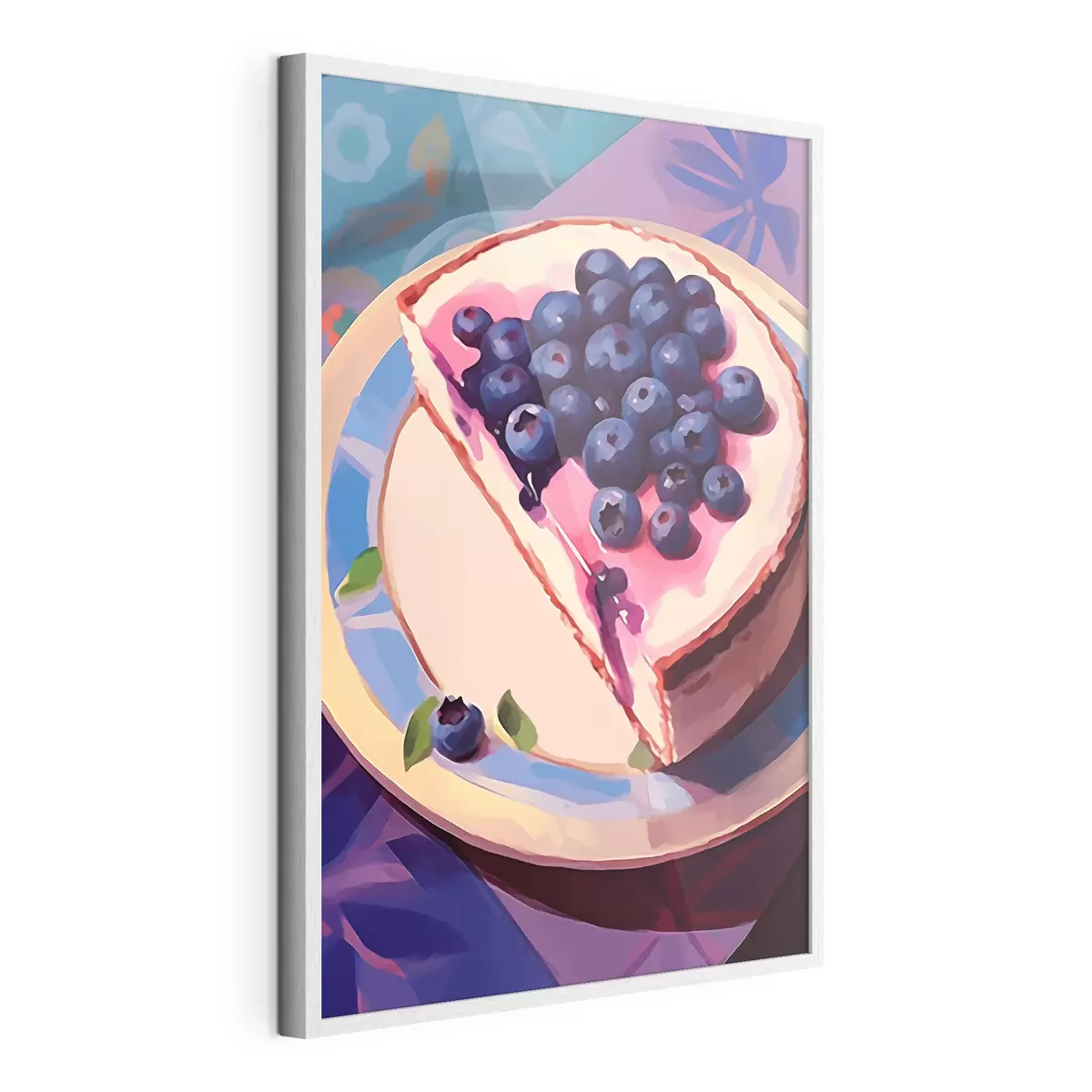 Poster Cheesecake con mirtilli f45230