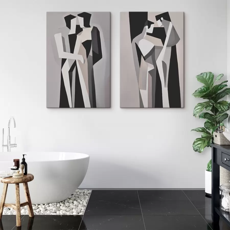 carta da parati Coppie geometriche astratte nr. m00517