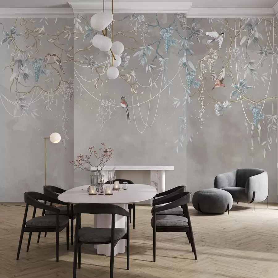 carta da parati Stesso soggetto, ma con uva blu nr. w04302v1