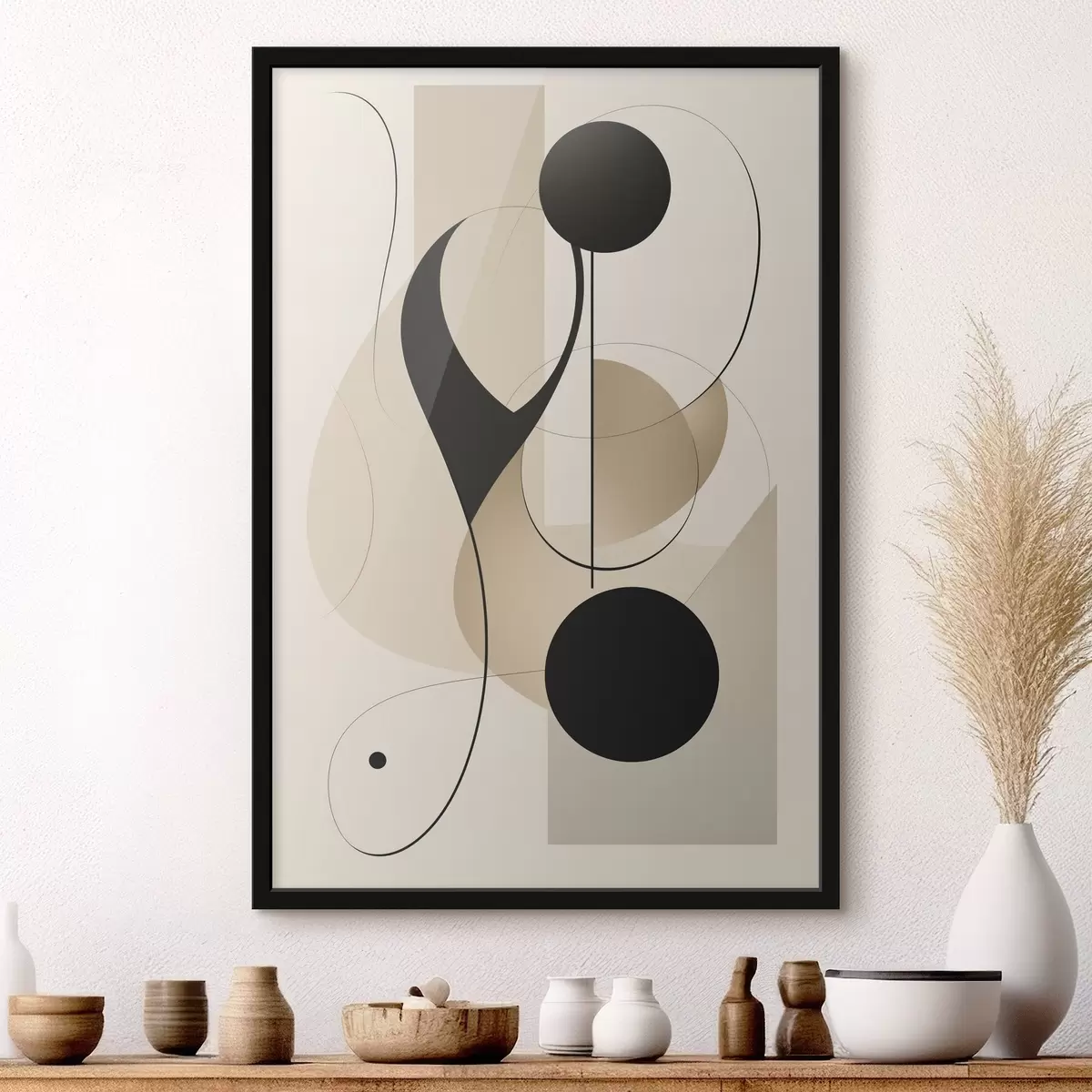 Poster Curve e forme astratte f45197