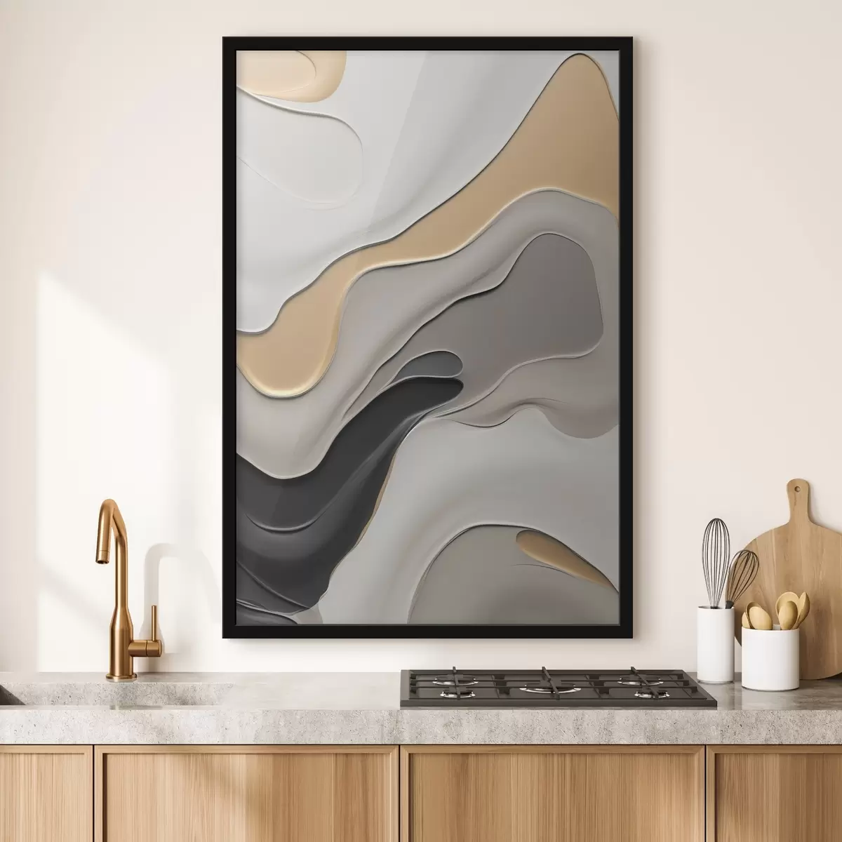 Poster Curve astratte ed eleganti f45204