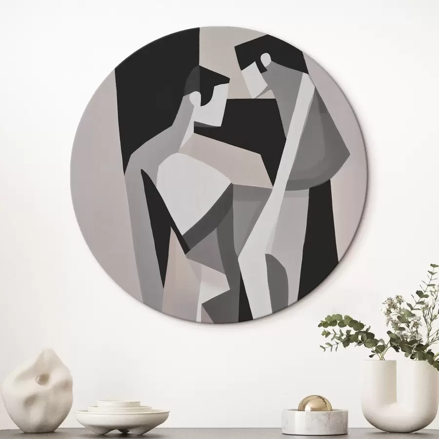 carta da parati Composizione di coppie geometriche nr. r45156