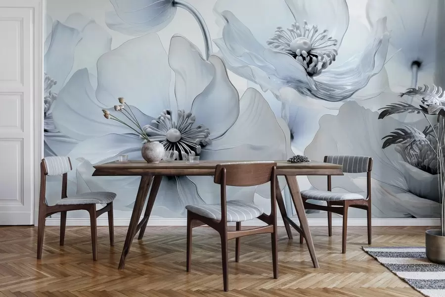 Carta da parati 3D Flora aerea 