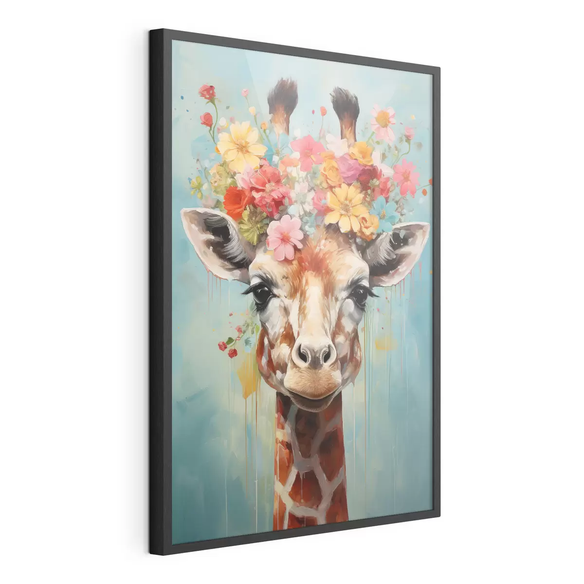 Poster Una simpatica giraffa f44557