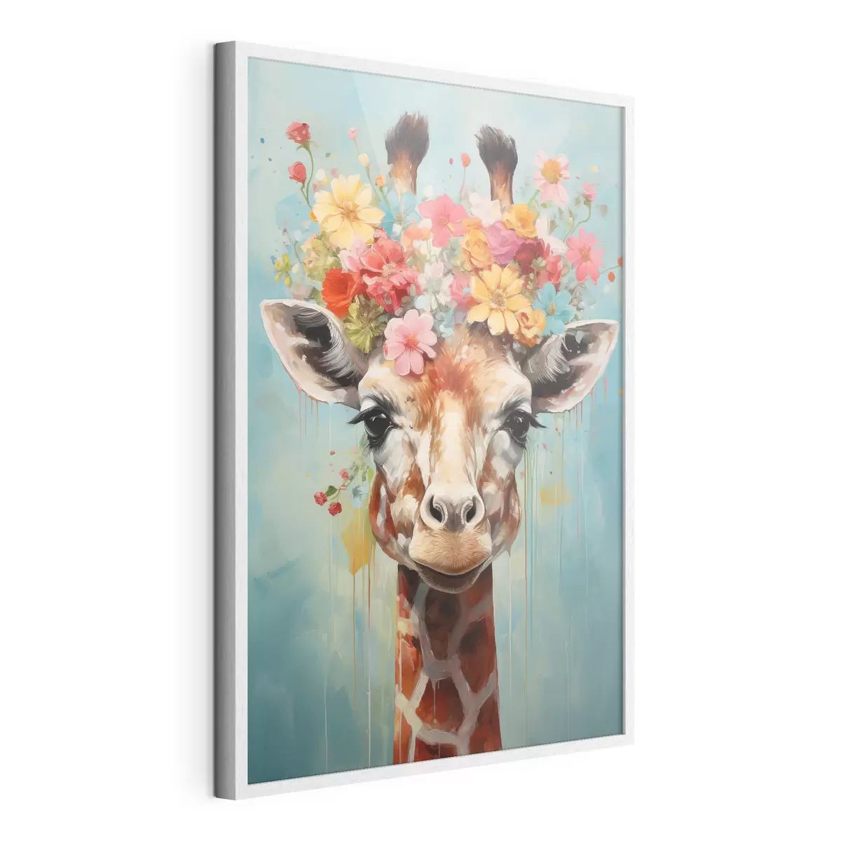 Poster Una simpatica giraffa f44557