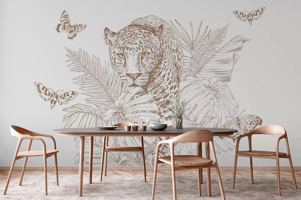 carta da parati Leopardo nr. w04358v1