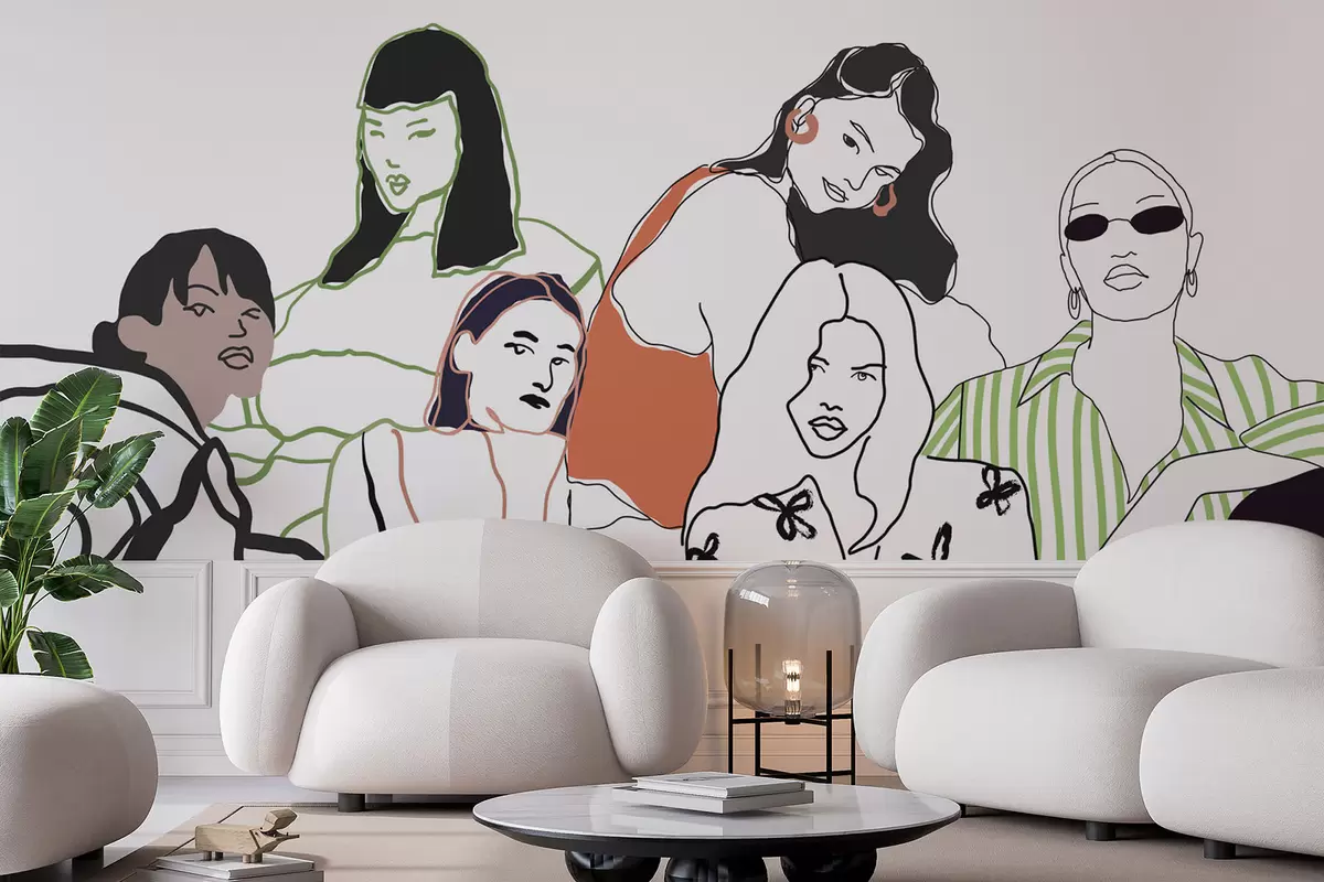 carta da parati Ragazze nr. w04359