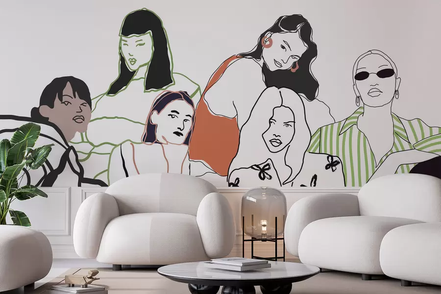 Carta da parati per Bambini Ragazze 