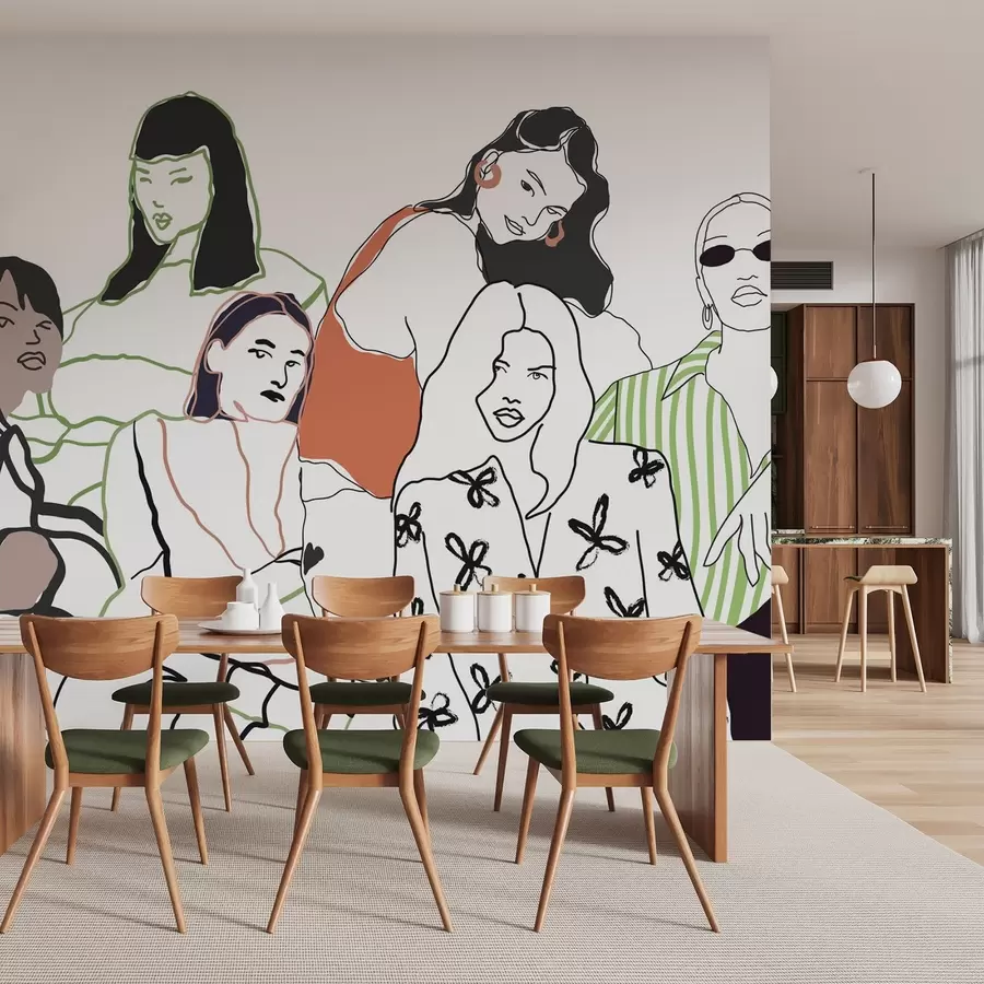 Carta da parati per Bambini Ragazze 