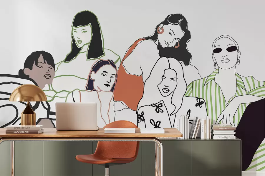 Carta da parati per Bambini Ragazze 