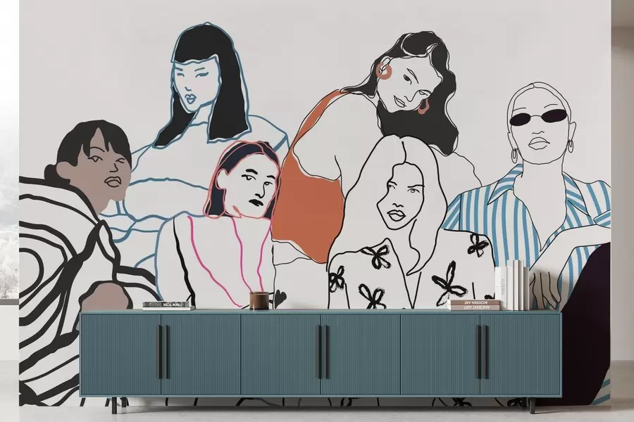 Carta da parati per Bambini Ragazze 