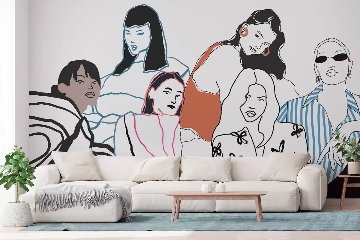 carta da parati Ragazze nr. w04359v1