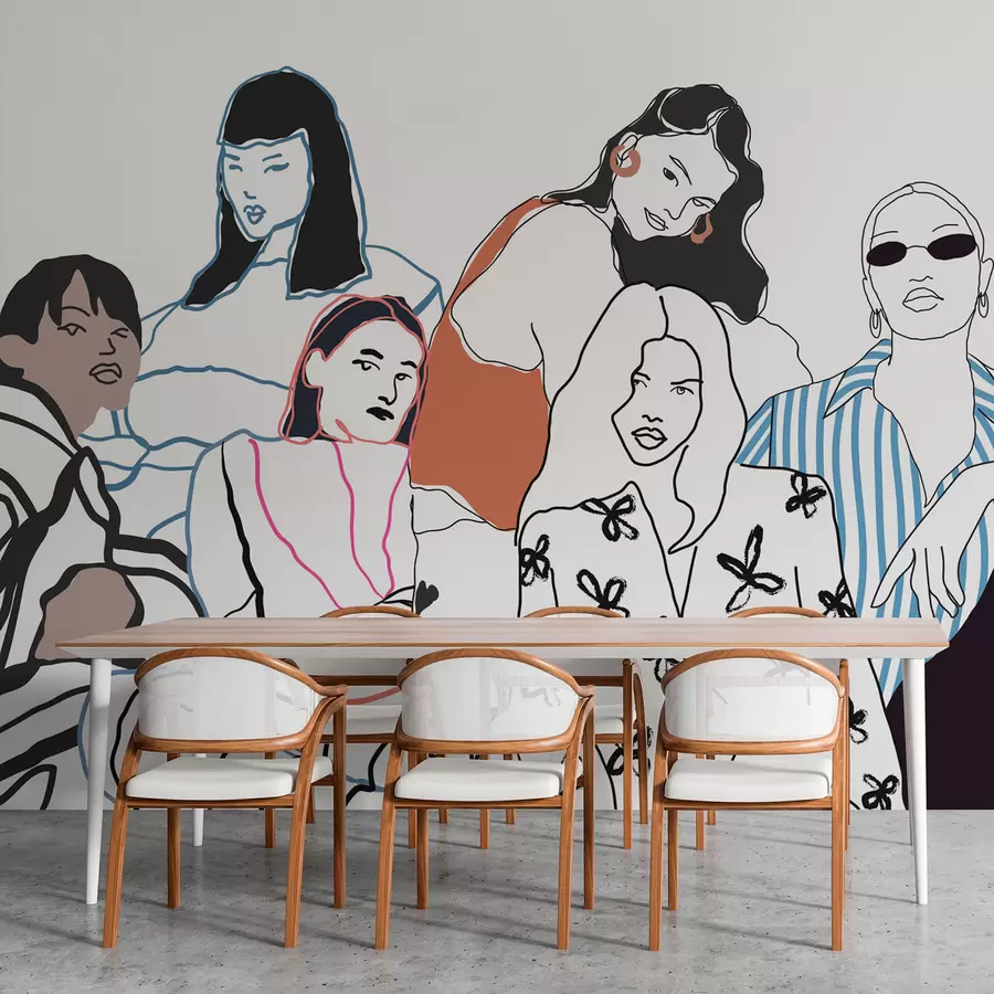 Carta da parati per Bambini Ragazze 