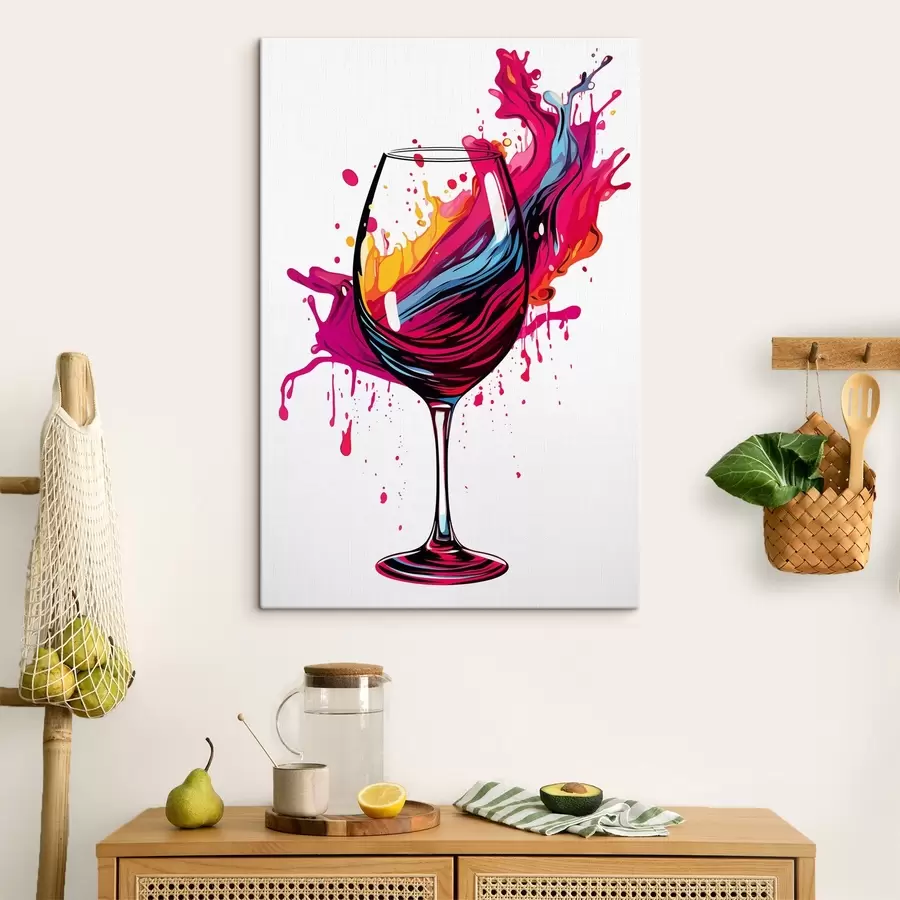 carta da parati Un bicchiere con le vernici nr. s45269