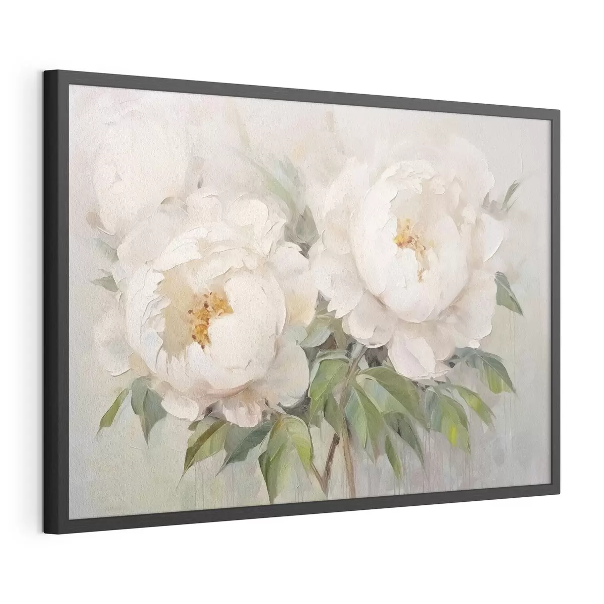 Poster Delicate peonie bianche f45268