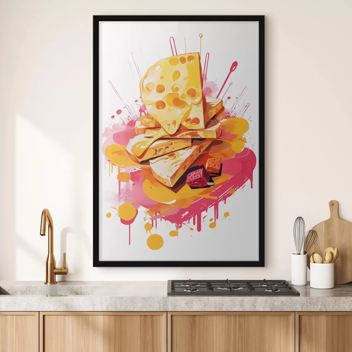 Poster Composizione del formaggio f45270