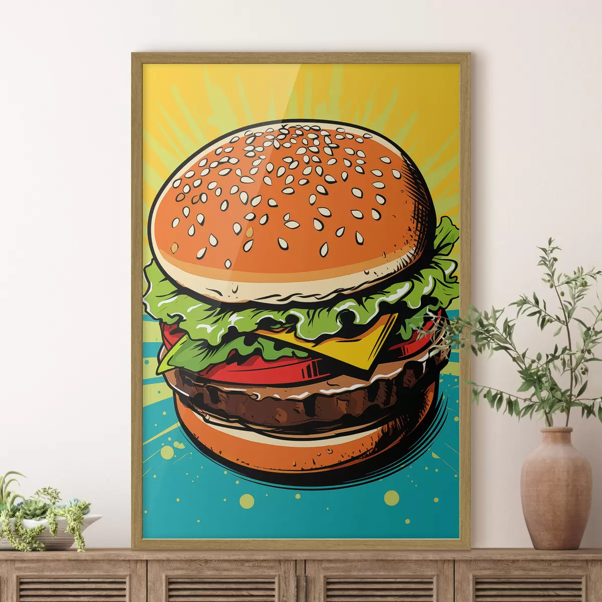 Poster Hamburger f45277